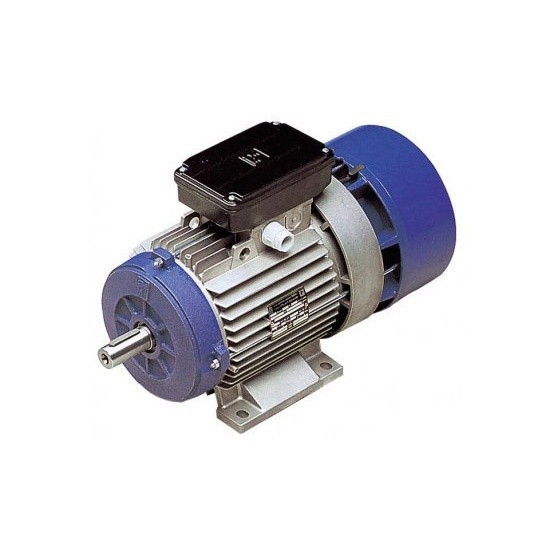 Motor eléctrico trifásico con freno MGM 71B3 (ØEje motor 14 mm), 3000 rpm, 220/380V, 0.75kW/1CV, IP54 IE1, tensión freno 220/380V (ca) Caja conexiones doble