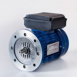 Motor eléctrico monofásico con condensador permanente 0.09kw/0.12CV, 3000 rpm, 56B5 (ØEje motor 9 mm, ØBrida 120 mm) 220V, IP55, IE2